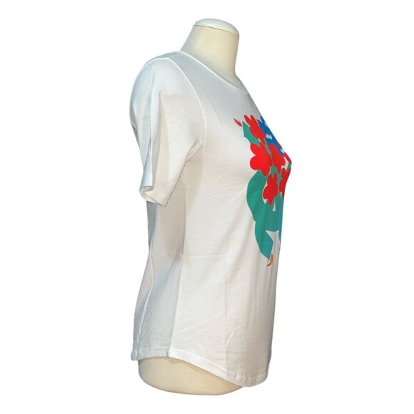 Universal Standard Curved Hem Crewneck Graphic Baby Tshirt Sz 4XS (XS) - Picture 5 of 7